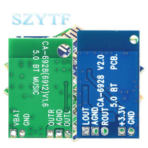 Modulo Audio BT <span class=keywords><strong>CA</strong></span>-6928 con LED, Alimentazione 3.3V-5V, Scheda Amplificatore Audio Digitale Doppio - Product Image 6