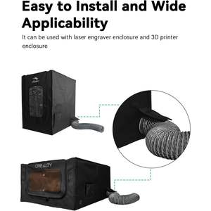 Creality พัดลมระบายอากาศประสิทธิภาพสูง4000 rpm เสียงรบกวนต่ำ, ชุดแยกฝุ่นควันไอเสีย - Product Image 4