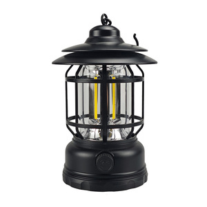 Linterna de Camping Retro Recargable COB, Luz Blanca Cálida para Exteriores, para Colgar en la Tienda de Campaña - Product Image 5