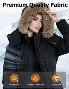 Veste chauffante personnalisable pour femmes avec 6 zones de chauffage et 3 niveaux de température pour l'hiver et l'extérieur Vente en gros - Product Image 5