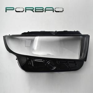 PORBAO in plastica trasparente con bordo nero faro faro frontale copri lenti ricambi Auto per bordo 2014-2017 anno - Product Image 2
