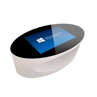PC 43 pouces 55 pouces table de jeu multi-touch bureau de restaurant écran tactile moderne résistant à la chaleur table de conférence table intelligente LCD