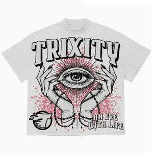 เสื้อยืดผ้าฝ้ายฟอกสีสำหรับผู้ชายเสื้อผ้าแนวสตรีทแวร์ที่จำเป็นสำหรับฤดูร้อนเสื้อยืดกราฟิกย้อนยุคสุดหรูสำหรับใส่ได้ทั้งชายและหญิง - Product Image 1