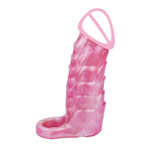2025 diskon besar cincin Penis penunda ejakulasi Dildo lengan serigala pembesar selubung hewan melar untuk Delay ejakulasi klit G Spot - Product Image 2