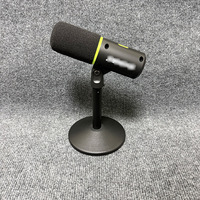 Microphone de streaming gaming exclusif transfrontalier MV6 – Microphone dynamique professionnel pour enregistrement USB, PC de bureau, Esports et diffusion en direct