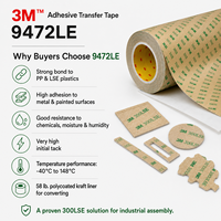 Feuille A4 210 mm x 297 mm, ruban de transfert 3M 9472LE 9495LE, film adhésif pour découpe à la presse, pour l'électronique et l'assemblage industriel