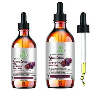 GRAPESEED OIL 100% Pure & Natural Cold Pressed Organic Unrefined 50ml & 120ml