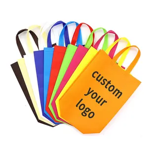 Multicolor Hot Product Non Woven Storage Supermarket Eco Bag Non Woven Laminated Bag Shopping Bag With Custom Your Logo