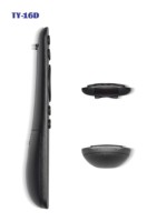 جهاز تحكم عن بعد ذكي Keyuan TY-16D مخصص للتحكم الصوتي متعدد الوسائط لأجهزة Android TV Box ومشغل الوسائط، 16 زر، يعمل ببطارية AAA