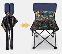 Vente en gros de chaises pliantes légères en fer pour l'extérieur et la chambre à coucher tabourets de croquis durables portables pour barbecue