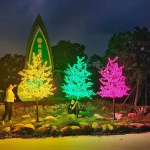 Iluminación de tema Led 3D para exteriores de grado comercial, decoración de fiesta, luces de árbol Led, luz con motivo