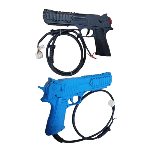 JSJM JSJM-PPH00450 Arcade Machine Accessories for Shooting Games Coin Operated Light Gun Spare Parts Plastic Metal Black Blue