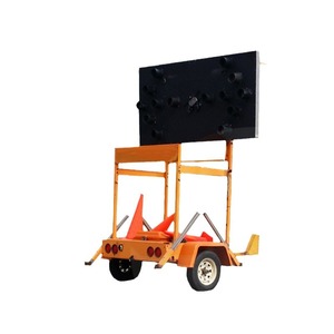 Señales de Tráfico LED de Una Sola Cara, Panel Compuesto de Aluminio y Plástico, Alerta Visual para Uso en Obras Viales - Product Image 1