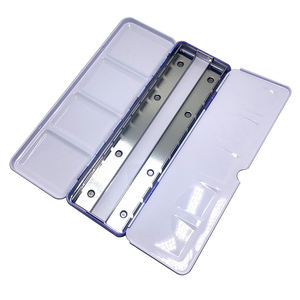 <span class=keywords><strong>Palette</strong></span> d'<span class=keywords><strong>aquarelle</strong></span> portable en métal pour peinture, forme personnalisée, la meilleure pour les voyages - Product Image 4