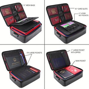 Bolsa de Almacenamiento con Cierre Resistente al Fuego, Impermeable, para Dinero, Documentos Legales y Pasaportes - Product Image 5