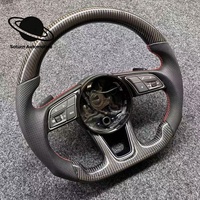 Jantes en fibre de carbone pour volant Audi R8 A3 8Y 8V A4 A5 A6 A7 A8 C6 C7 C8 S3 S4 S5 S6 S7 S8 TT B8 B9 RS3 RS4 RS5 Q3 Q5 Q7