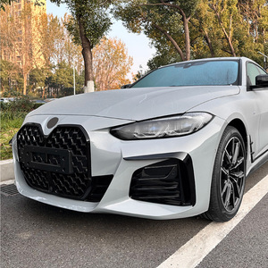 ชุดแต่งกันชนหน้า BMW ซีรีส์ 4 G26 M Sport พร้อมช่องระบายอากาศลายคาร์บอนไฟเบอร์สีดำเงาแบบติดกาว - Product Image 1
