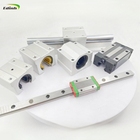 Rail de guidage linéaire CNC robuste HGR20 HGH45CA 1000mm 3000mm avec vis à billes pour machine de découpe laser