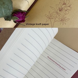 Carnets de notes et agendas faits main en gros, en stock, personnalisables, best-sellers transfrontaliers, en similicuir - Product Image 4
