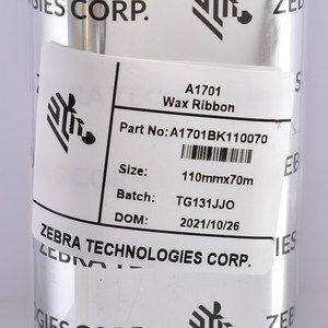 Ruban de transfert de codes-barres original <span class=keywords><strong>ZEBRA</strong></span> GK888T/CN ZD888t GK430 420t <span class=keywords><strong>GT800</strong></span> 820 à base de cire, 110mm*70m, pour papier couché - Product Image 5