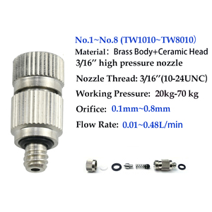 Vòi phun áp lực cao cho nhà kính nông nghiệp phun tự động, làm mát chăn nuôi, làm ẩm dệt - Product Image 3