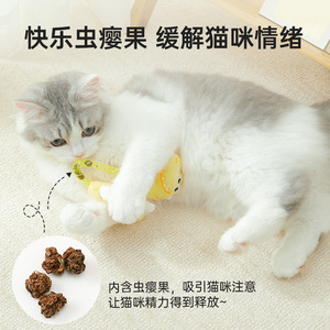 Juguetes para masticar para gatos, para que los gatitos se entretengan, alivien el aburrimiento y para que las mascotas los masticen. También contienen gusanos incorporados - Product Image 5