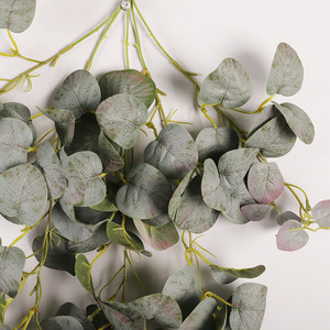 Lickie Money Leaf Artificial Eucalyptus Hanging Vines Indoor Decor Greenery Wall Mount Wedding Garlands - Product Image 4