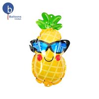 Ballons en feuille auto-gonflants de la série Fruits, jouets pour enfants pour la décoration de gâteaux de fête, comprend pastèque, banane, ananas pour Noël