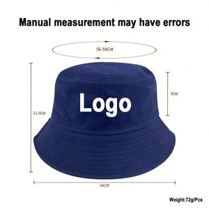 Custom Logo Bucket Hat Support Embroidery Craft Summer Hot Sunscreen Fisherman Outdoor Travel <b>Fishing</b> Casual - Product Image 3