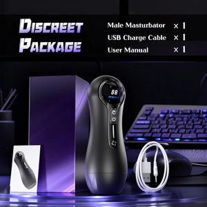 <span class=keywords><strong>Masturbador</strong></span> Masculino, Bomba para Pene, Juguetes Sexuales para Adultos Mayores de 18 Años, con 4 Modos de Succión, 9 Modos de Vibración, Pantalla LED, Vagina Realista de Bolsillo - Product Image 3