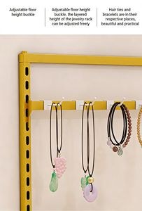 Support <span class=keywords><strong>de</strong></span> rangement pour <span class=keywords><strong>bijoux</strong></span> double face - Options Or rose/Blanc/Noir/Argent, base 60x20cm, idéal pour <span class=keywords><strong>les</strong></span> présentoirs <span class=keywords><strong>de</strong></span> vente au détail - Product Image 6