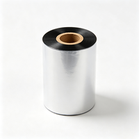 Ruban de transfert thermique en résine Haoxuan 80 mm x 300 m, ruban haute durabilité pour l'impression d'étiquettes, l'emballage et l'identification