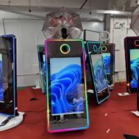 Miroir intelligent en métal durable de 70 pouces, facile à installer, avec appareil photo, imprimante, étanche, et télécommande, pour la location de cabines photo de mariage