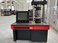 Machine d'essai de compression du béton à commande informatique, en acier épais, classe BS/ASTM 0.5, à commande manuelle