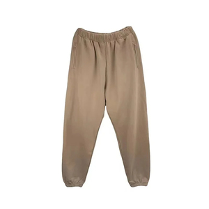 Pantalones de chándal de algodón Premium Logotipo personalizable Cintura Algodón Waffle Oversized Baggy Jogger Streetwear Pantalones acampanados Hombres - Product Image 3