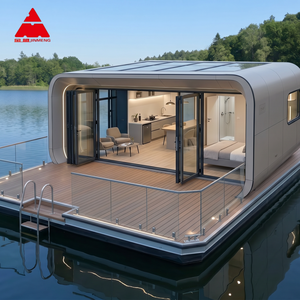 Casa Prefabricada Modular <span class=keywords><strong>de</strong></span> Panel Compuesto <span class=keywords><strong>de</strong></span> Aluminio Tipo Cápsula Espacial para Turismo Cultural al Aire Libre, Camping, Pesca, <span class=keywords><strong>Hotel</strong></span> Flotante - Product Image 1