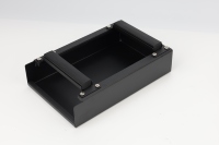 Nouveau design – Mini-récipient rectangulaire en acier inoxydable pour marc de café avec poignée, idéal pour comptoir de cuisine