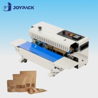 Mini-scelleuse continue L1 pour l'emballage des petites entreprises, 110V 220V, pour sacs en film plastique alimentaire à scellage thermique continu