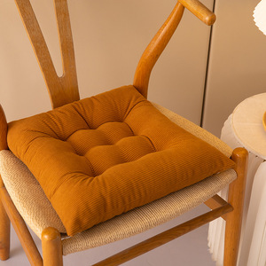 Nordique chaud chaud velours côtelé couleur unie coussin dos quatre saisons canapé salon salle à manger <span class=keywords><strong>chaise</strong></span> <span class=keywords><strong>chaise</strong></span> de bureau coussin - Product Image 4
