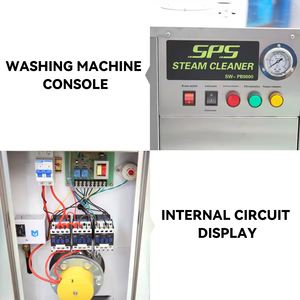 Laveuse de Voitures SPS 12kW 220V/50Hz Automatique à Vapeur Haute Température avec Tuyau Vapeur de 10 Mètres - Product Image 3
