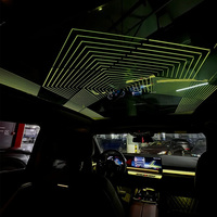 Toit ouvrant panoramique avec éclairage d'ambiance pour BMW Série 5 G60 |   Synchronisation avec la voiture d'origine, 11 couleurs, ambiance personnalisée, ajustement sur mesure