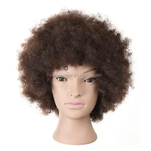 Wholesales Cosmetology Afro Mannequin Head For Braiding Styling Training Manikins Dummy Doll Head Hair Mannequins Head