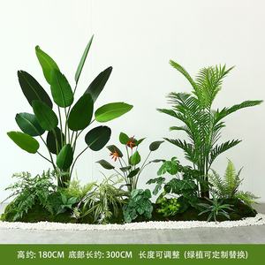 Décoration de fenêtre de conception de vent de scène d'ivrogne de cloche artificielle de tissu vert d'intérieur nordique pour l'aménagement d'intérieur - Product Image 6