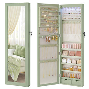 <span class=keywords><strong>Armoire</strong></span> <span class=keywords><strong>à</strong></span> <span class=keywords><strong>bijoux</strong></span> <span class=keywords><strong>SONGMICS</strong></span> avec miroir, verrouillable, <span class=keywords><strong>à</strong></span> fixer au mur ou <span class=keywords><strong>à</strong></span> la porte, 2 tiroirs, 6 LED, miroir, <span class=keywords><strong>armoire</strong></span> <span class=keywords><strong>à</strong></span> <span class=keywords><strong>bijoux</strong></span> - Product Image 1