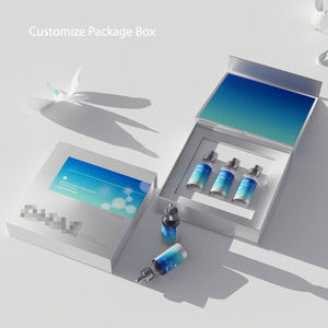 Boîte rigide en papier de carton recyclable personnalisée emballage boîte cadeau magnétique pliante de luxe avec plateau blister pour peptides de médicaments - Product Image 3