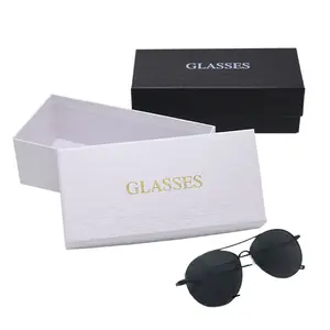 factory custom logo hot sale private label luxury sunglasses collection paper packaging shipping gift box set