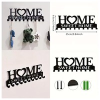 Sweet Factory Supply Metal Wall Mount Key Hook Hanger Design Unique Crochets de nouveauté pour la décoration de la maison Porte-serviettes Crochets uniques