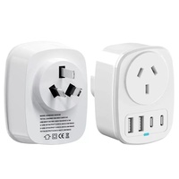 Adaptateur de charge universel pour téléphone portable 18W, norme australienne, prise de voyage multifonctionnelle 2U2C