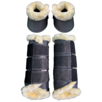 Équipement équestre de haute qualité cheval jambe protecteur bottes d'équitation personnalisé 4 pièces chevaux Tendon Fetlock bottes