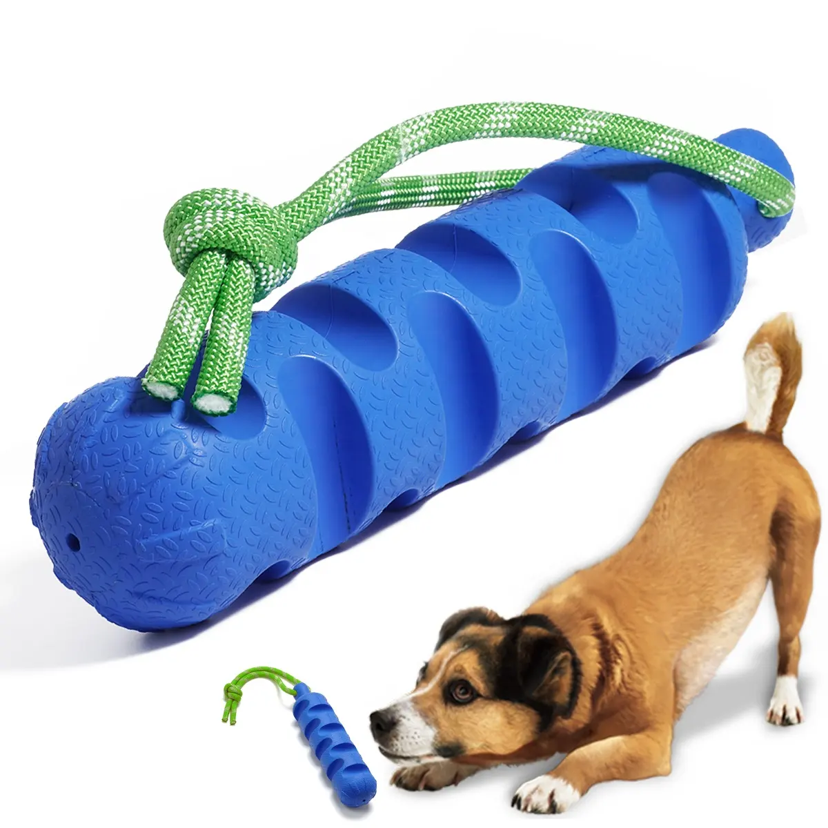 Komik dayanıklı diş temizleme oyuncak molar büyük kavisli bar oyuncak köpek için kauçuk çiğnemek köpek oyuncak